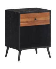 Table de chevet 40x30x50 cm bois massif de teck | Mobilier & Déco