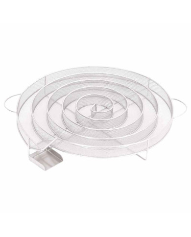 Générateur de fumée froide rond 33,5 cm acier inoxydable | Mobilier & Déco