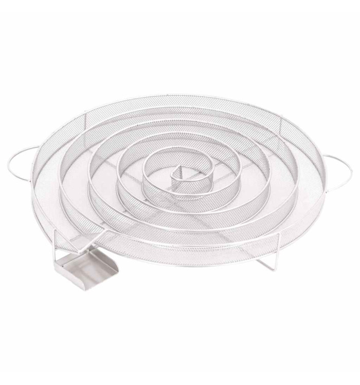 Générateur de fumée froide rond 33,5 cm acier inoxydable | Mobilier & Déco