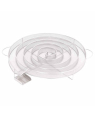 Générateur de fumée froide rond 33,5 cm acier inoxydable | Mobilier & Déco