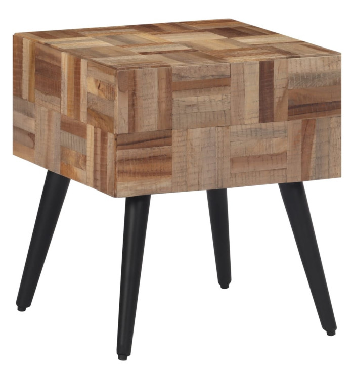 Table d'appoint 40x40x45 cm teck de récupération massif | Mobilier & Déco