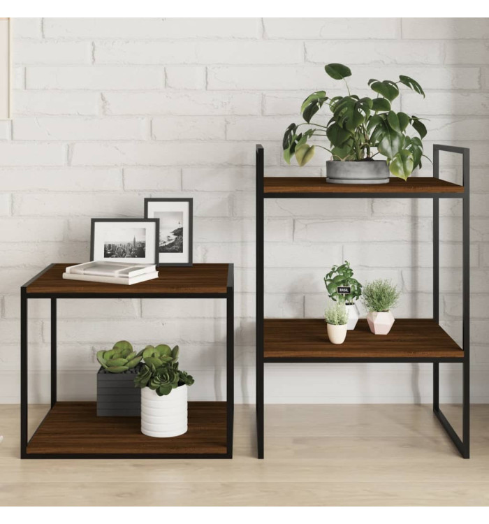 Étagères murales 4 pcs chêne marron 40x50x1,5cm bois ingénierie | Mobilier & Déco