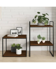 Étagères murales 4 pcs chêne marron 40x50x1,5cm bois ingénierie | Mobilier & Déco