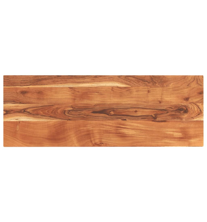 Dessus de table 140x60x2,5cm rectangulaire bois massif d'acacia | Mobilier & Déco
