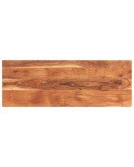 Dessus de table 140x60x2,5cm rectangulaire bois massif d'acacia | Mobilier & Déco