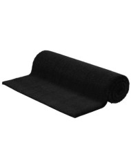 Tapis de porte noir 100x300 cm fibre de coco touffeté | Mobilier & Déco