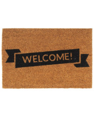 Tapis de porte naturel 40x60 cm fibre de coco touffeté | Mobilier & Déco