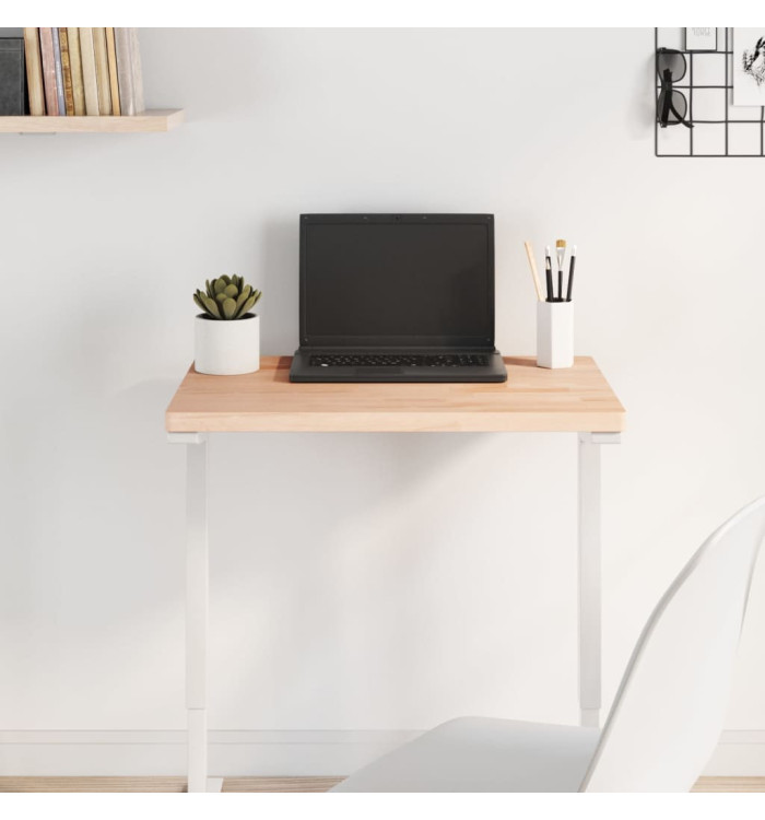 Dessus de table 60x40x2,5 cm rectangulaire bois massif de hêtre | Mobilier & Déco
