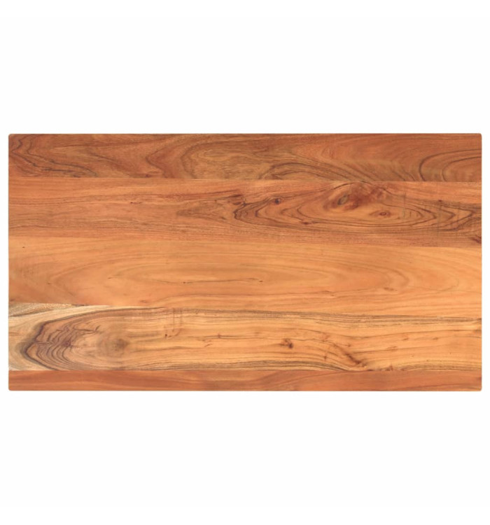 Dessus de table 120x50x3,8cm rectangulaire bois massif d'acacia | Mobilier & Déco