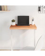Dessus de table 60x40x4 cm rectangulaire bois massif de hêtre | Mobilier & Déco