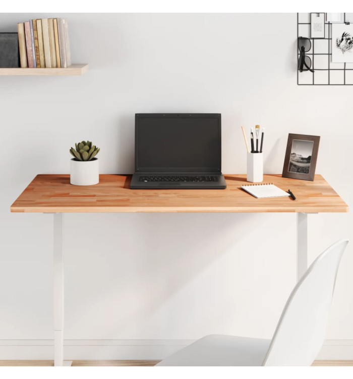 Dessus de table 100x60x1,5cm rectangulaire bois massif de hêtre | Mobilier & Déco