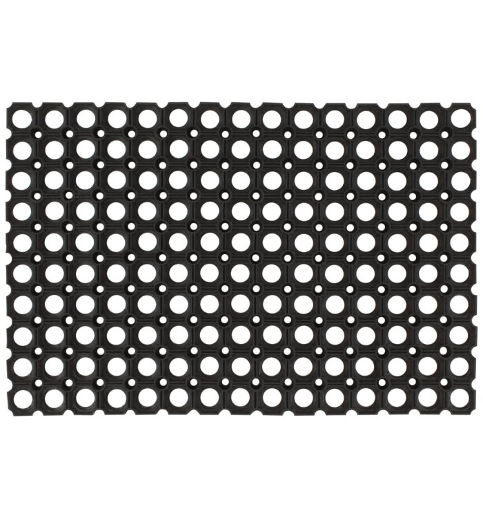 Paillasson rectangulaire 60x80 cm caoutchouc | Mobilier & Déco