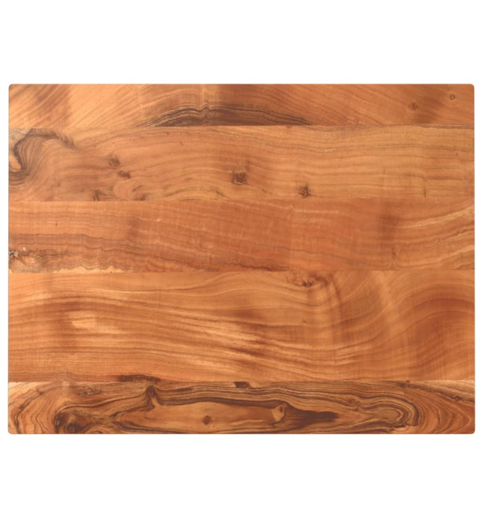 Dessus de table 90x60x3,8 cm rectangulaire bois massif d'acacia | Mobilier & Déco