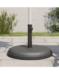 Base de parasol pour mâts Ø32/35/38 mm 25 kg rond | Mobilier & Déco