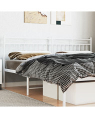 Tête de lit métal blanc 200 cm | Mobilier & Déco