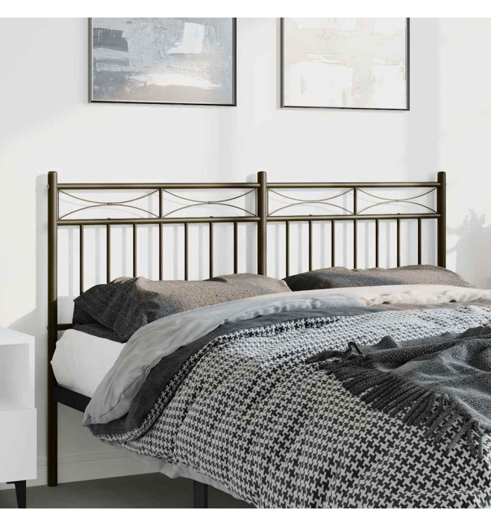 Tête de lit métal noir 150 cm | Mobilier & Déco