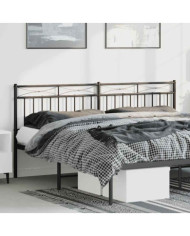 Tête de lit métal noir 180 cm | Mobilier & Déco