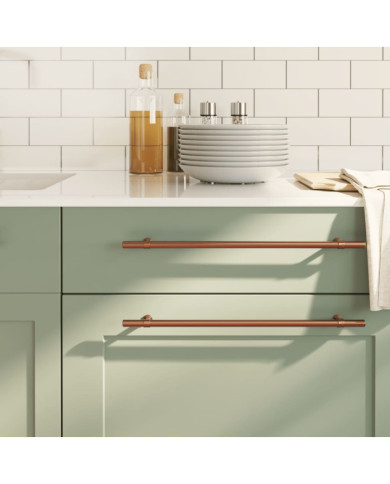 Poignées d'armoire 10 pcs bronze 320 mm acier inoxydable | Mobilier & Déco