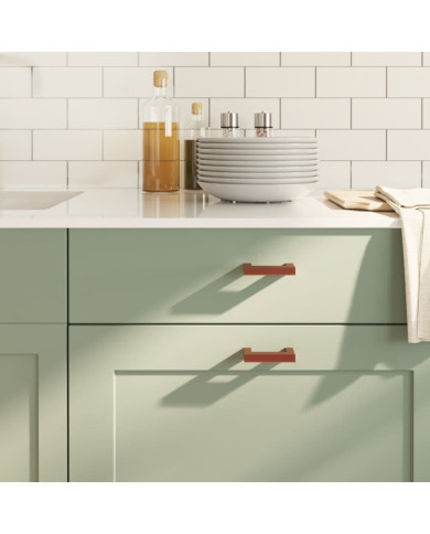 Poignées d'armoire 20 pcs bronze 64 mm acier inoxydable | Mobilier & Déco
