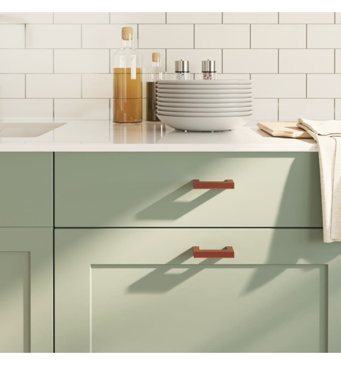 Poignées d'armoire 20 pcs bronze 64 mm acier inoxydable | Mobilier & Déco