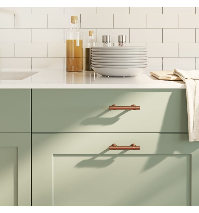Poignées d'armoire 20 pcs bronze 64 mm acier inoxydable | Mobilier & Déco