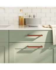 Poignées d'armoire 10 pcs bronze 160 mm acier inoxydable | Mobilier & Déco