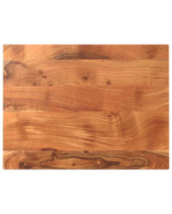 Dessus de table 90x60x2,5 cm rectangulaire bois massif d'acacia | Mobilier & Déco