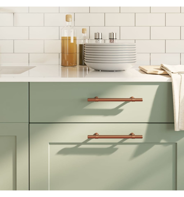 Poignées d'armoire 20 pcs bronze 128 mm acier inoxydable | Mobilier & Déco