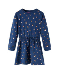 Robe pour enfants à manches longues bleu marine 116 | Mobilier & Déco