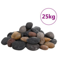 Galets polis 25 kg multicolores 5-8 cm | Mobilier & Déco