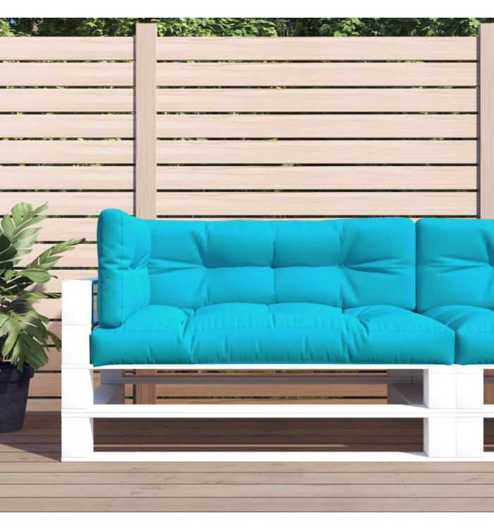 Coussins de palette lot de 3 turquoise tissu | Mobilier & Déco