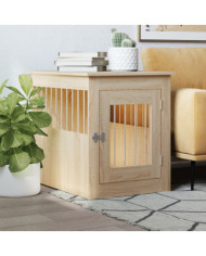 Meuble de cage pour chiens chêne sonoma 55x75x65 cm | Mobilier & Déco