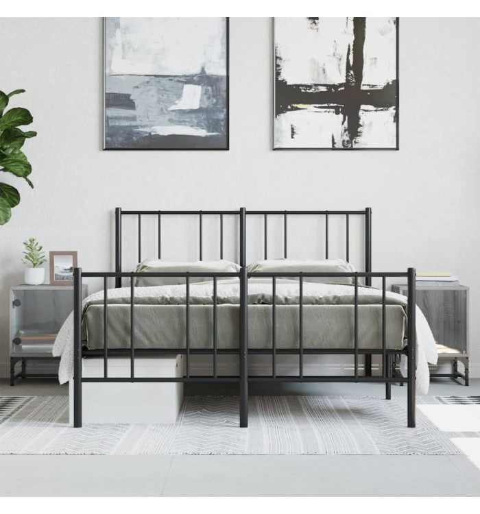 Tables de chevet et portes vitrées 2 pcs sonoma gris 35x37x50cm | Mobilier & Déco