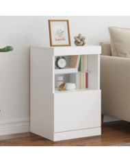 Buffet avec lumières LED blanc 41x37x67 cm | Mobilier & Déco