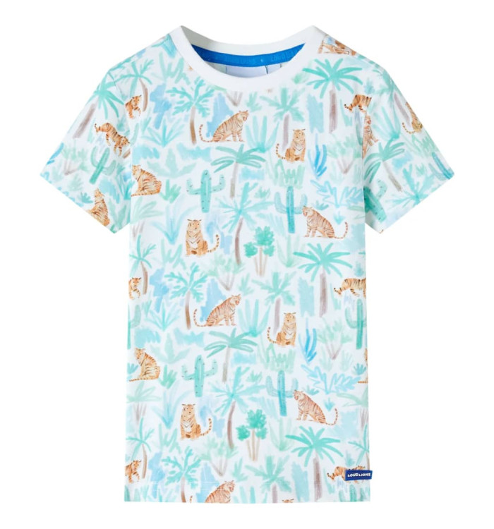 T-shirt pour enfants écru 104 | Mobilier & Déco