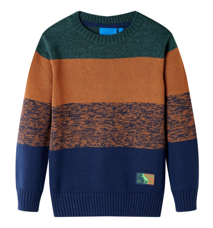 Pull-over tricoté pour enfants multicolore 92 | Mobilier & Déco