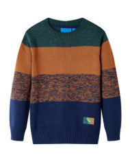 Pull-over tricoté pour enfants multicolore 92 | Mobilier & Déco