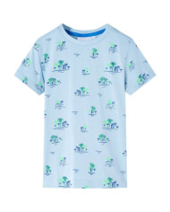 T-shirt pour enfants bleu clair 116 | Mobilier & Déco