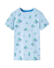T-shirt pour enfants bleu clair 140 | Mobilier & Déco