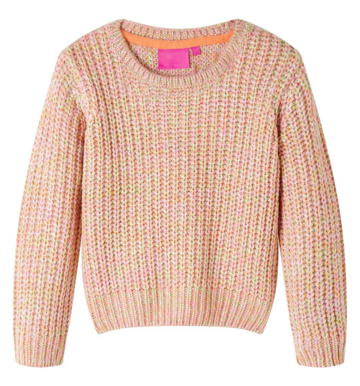 Pull-over tricoté pour enfants rose doux 92 | Mobilier & Déco