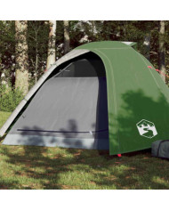 Tente de camping à dôme 4 personnes vert imperméable | Mobilier & Déco