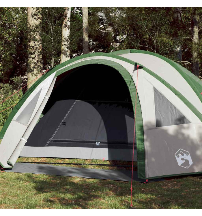 Tente de camping à dôme 4 personnes vert imperméable | Mobilier & Déco