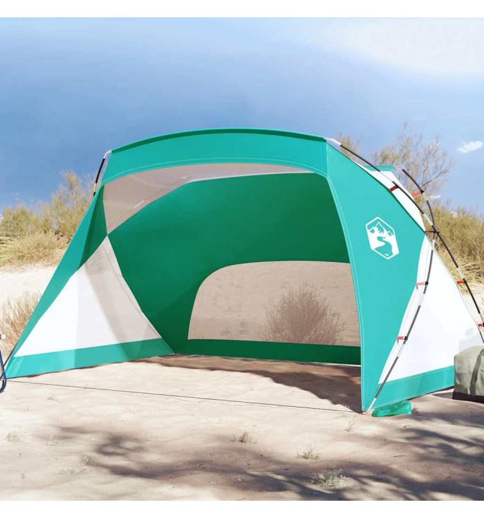 Tente de plage vert d'eau 274x178x170/148 cm 185T polyester | Mobilier & Déco