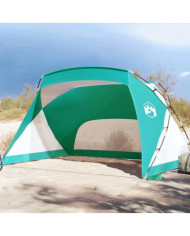 Tente de plage vert d'eau 274x178x170/148 cm 185T polyester | Mobilier & Déco