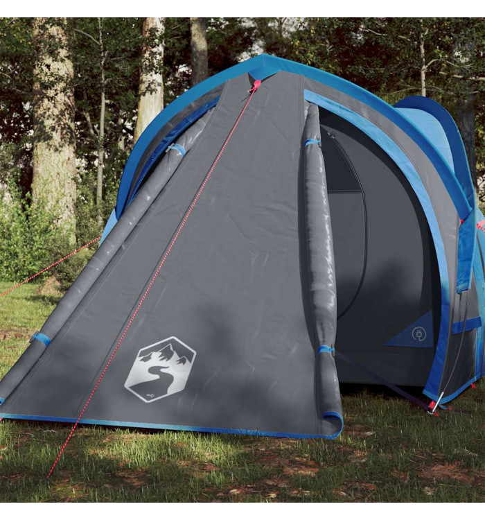 Tente de camping à dôme 2 personne bleu imperméable | Mobilier & Déco
