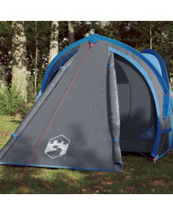 Tente de camping à dôme 2 personne bleu imperméable | Mobilier & Déco