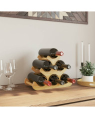 Casier à vin pour 6 bouteilles 35x18x25,5 cm bambou | Mobilier & Déco