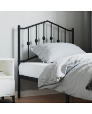 Tête de lit métal noir 80 cm | Mobilier & Déco