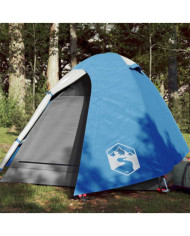 Tente de camping à dôme 2 personne bleu imperméable | Mobilier & Déco