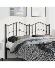 Tête de lit métal noir 135 cm | Mobilier & Déco